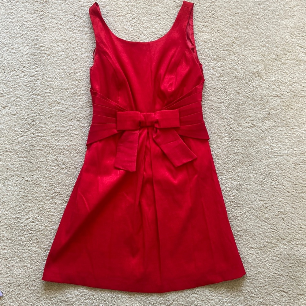 Red short dress, size 6P